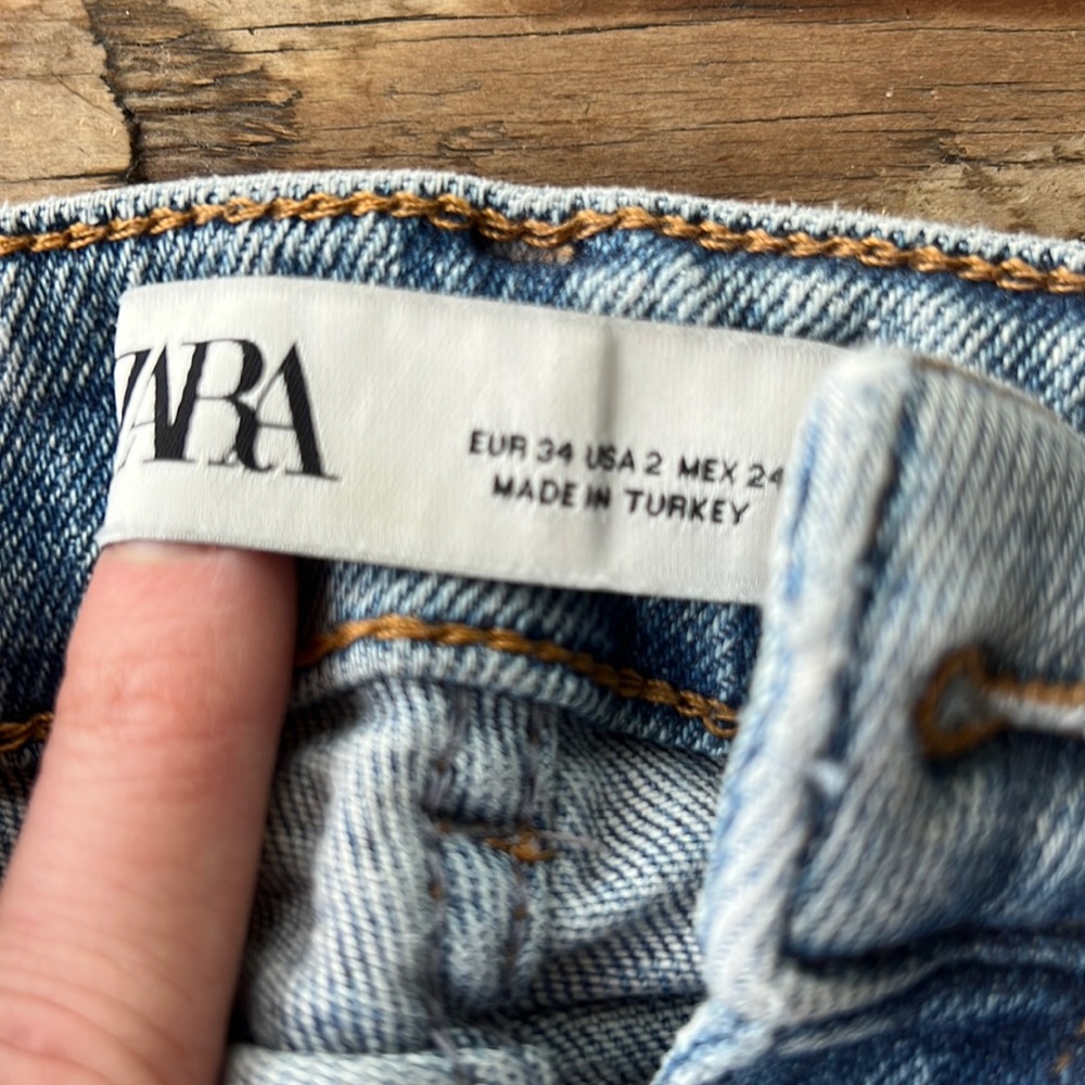 Zara Skinny Jeans high Rise Size 2